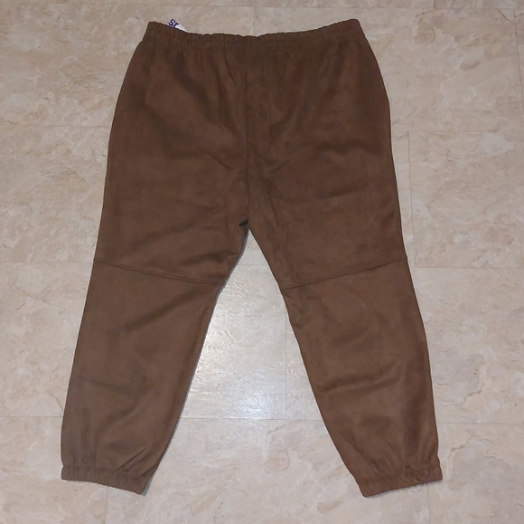 Faux suede  joggers bnwt size 2X - Picture 5 of 6